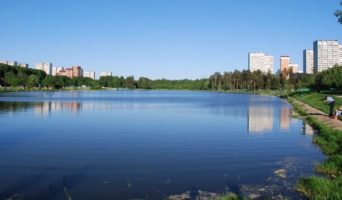 школьное озеро в зеленограде фотография