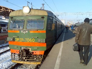 электричка направляется в зеленоград