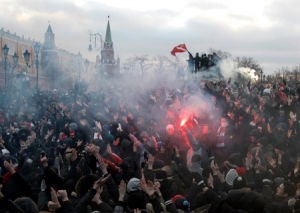 массовые акции протеста после выборов 4 декабря